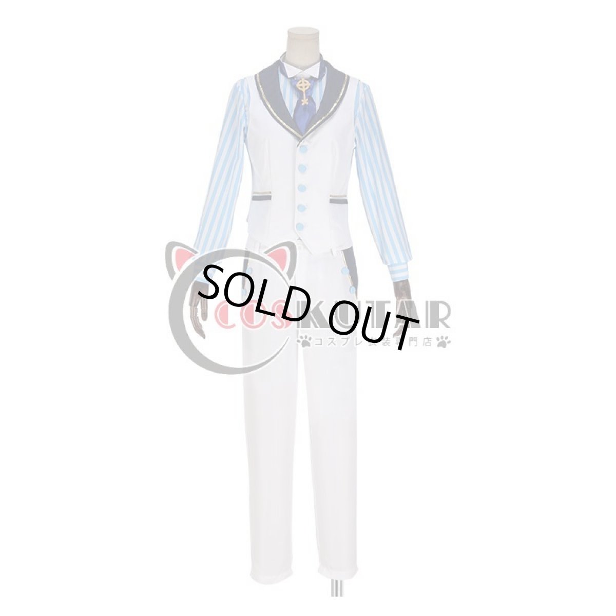 画像5: Fate/Grand Order FGO 白亜の薔薇 ホワイトローズ アーサー・ペンドラゴン コスプレ衣装 (5)