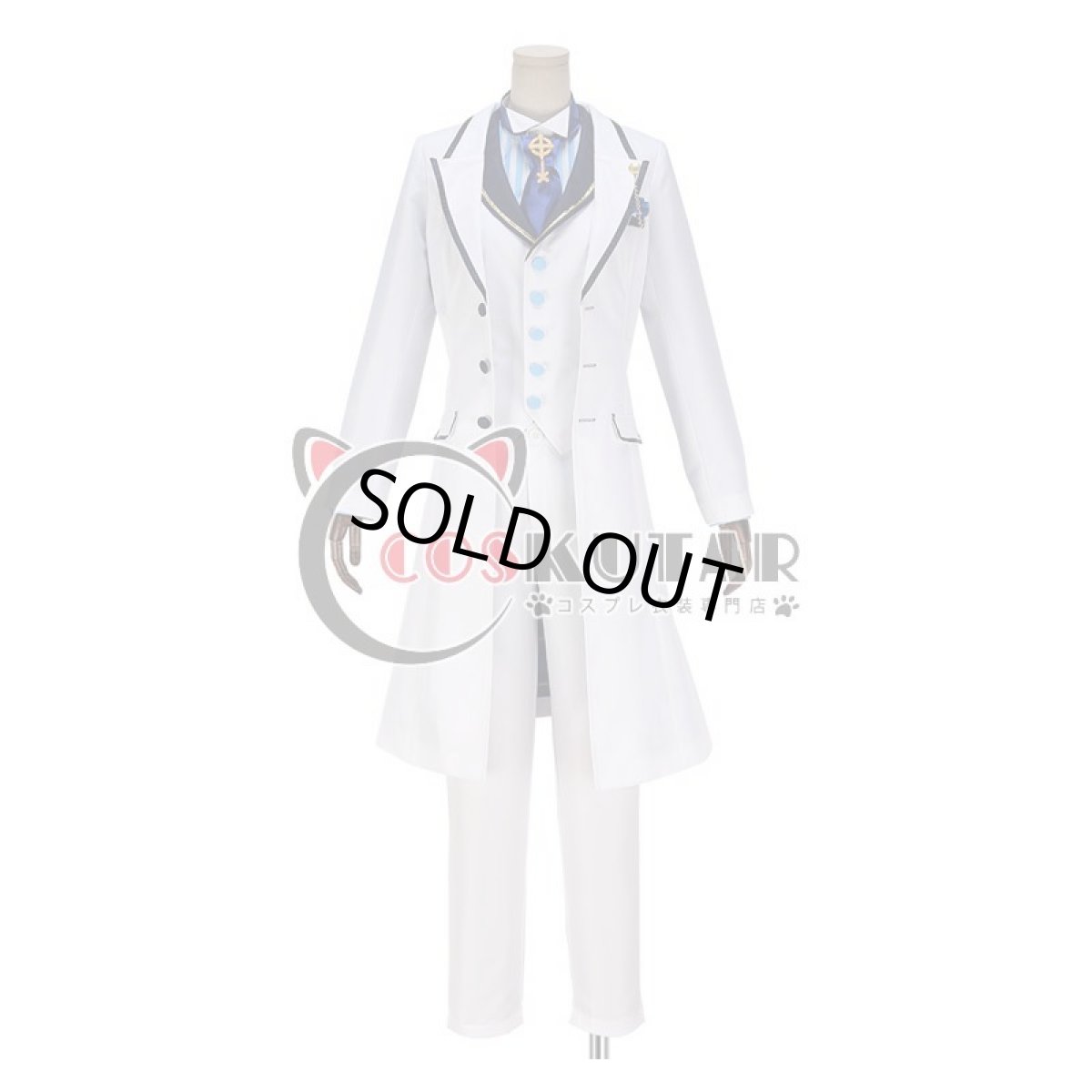 画像2: Fate/Grand Order FGO 白亜の薔薇 ホワイトローズ アーサー・ペンドラゴン コスプレ衣装 (2)