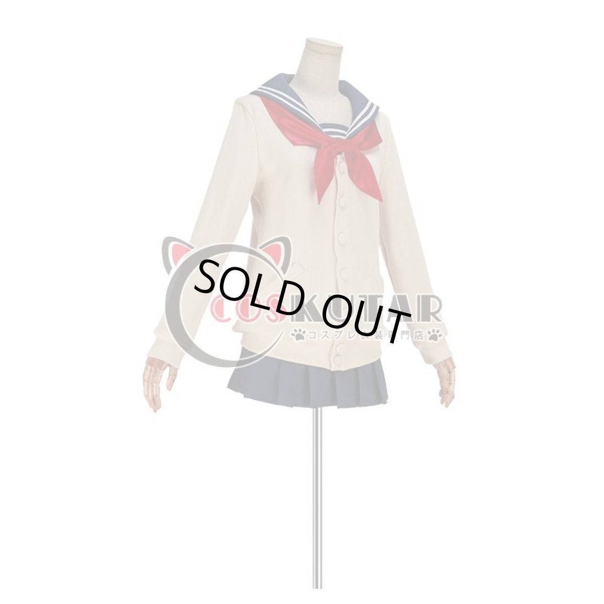 画像2: 僕のヒーローアカデミア 渡我被身子 制服 セーラー服 コスプレ衣装 (2)