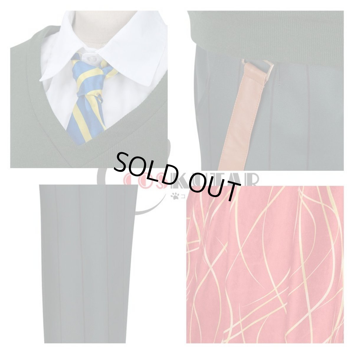 画像7: Fate/Grand Order FGO ウェイバー・ベルベット エルメロイII 諸葛孔明 コスプレ衣装 第三再臨 キャスター (7)