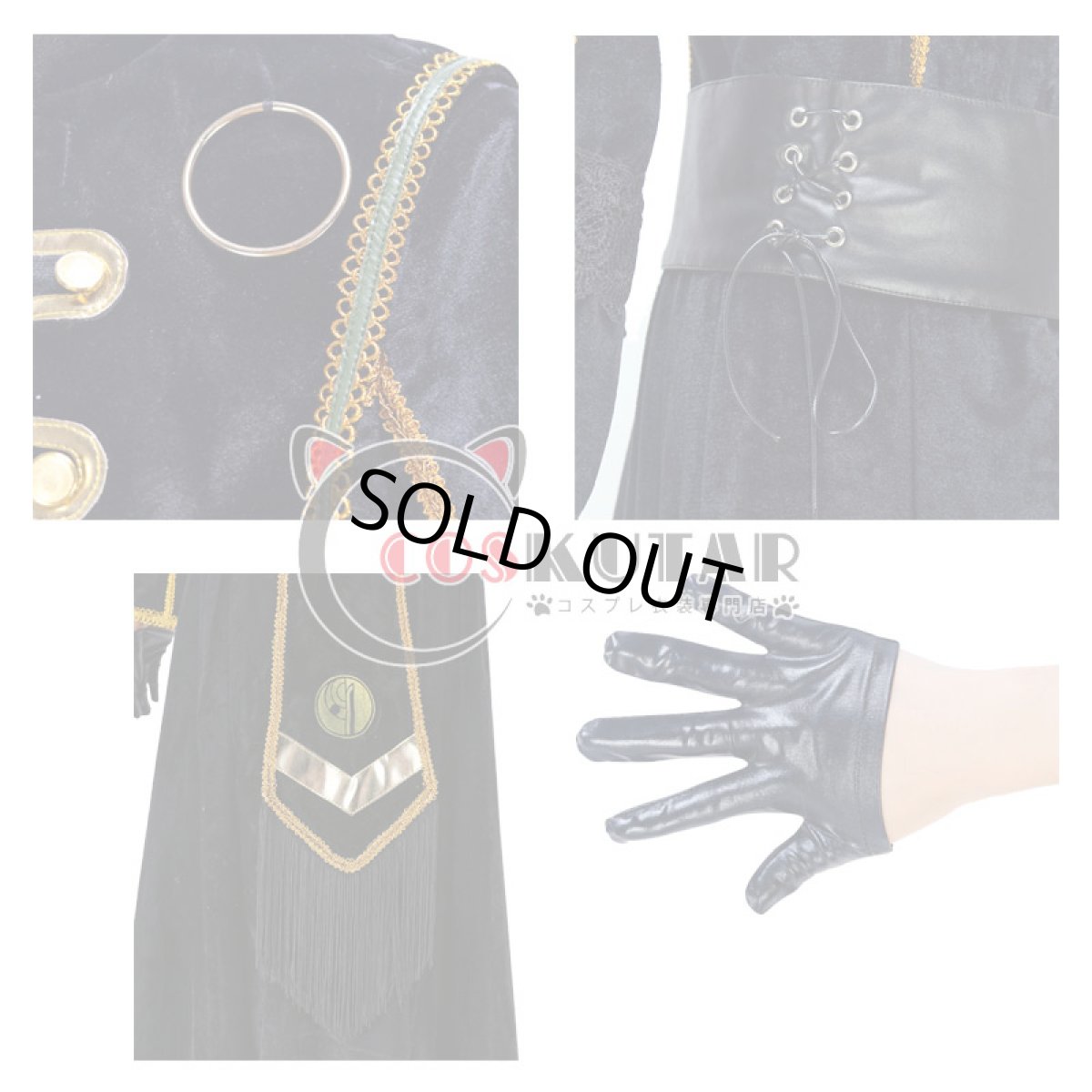 画像5: 刀剣乱舞 ミュージカル2部ライブ衣装 三百年の子守唄 石切丸 コート コスプレ衣装 (5)