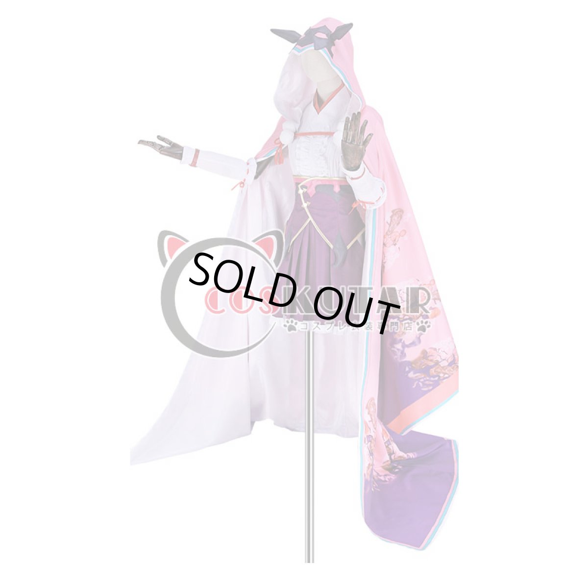 画像3: Fate/Grand Order FGO 霊基再臨 第一段階 アサシン 刑部姫 コスプレ衣装 (3)