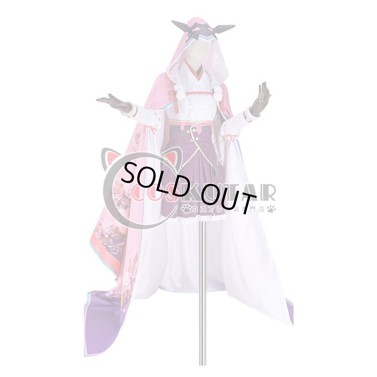 画像2: Fate/Grand Order FGO 霊基再臨 第一段階 アサシン 刑部姫 コスプレ衣装 (2)