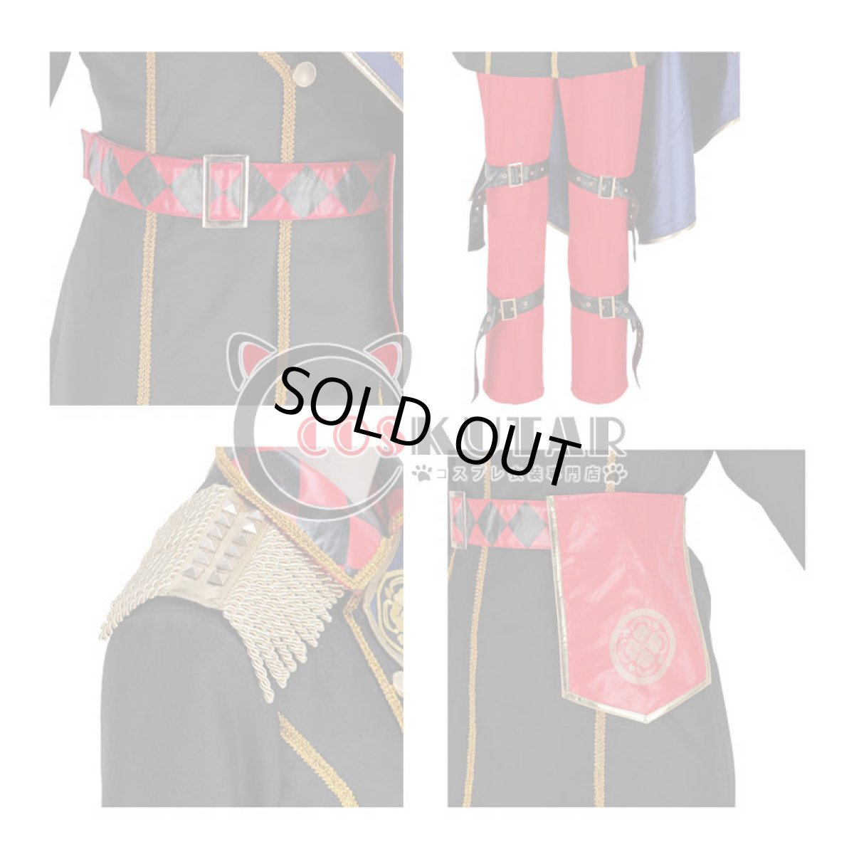 画像9: 刀剣乱舞 幕末天狼傳 ミュージカル2部ライブ衣装 加州清光 コスプレ衣装 (9)