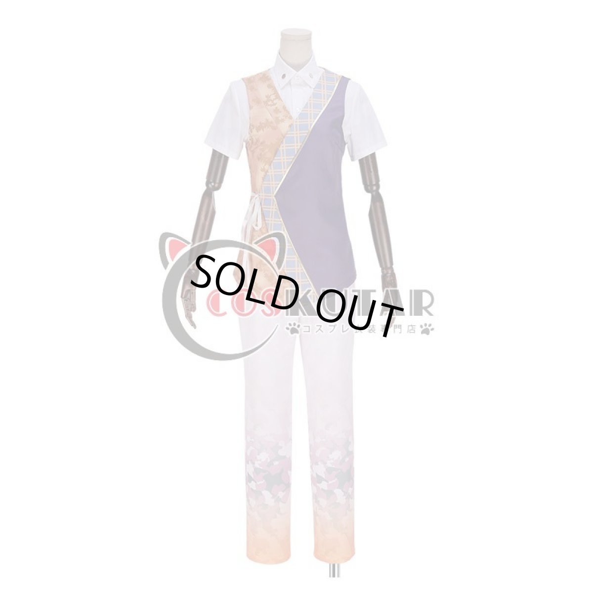 画像5: 戦刻ナイトブラッド 真田軍 真田幸村 コスプレ衣装 腰鎧と肩鎧なし (5)