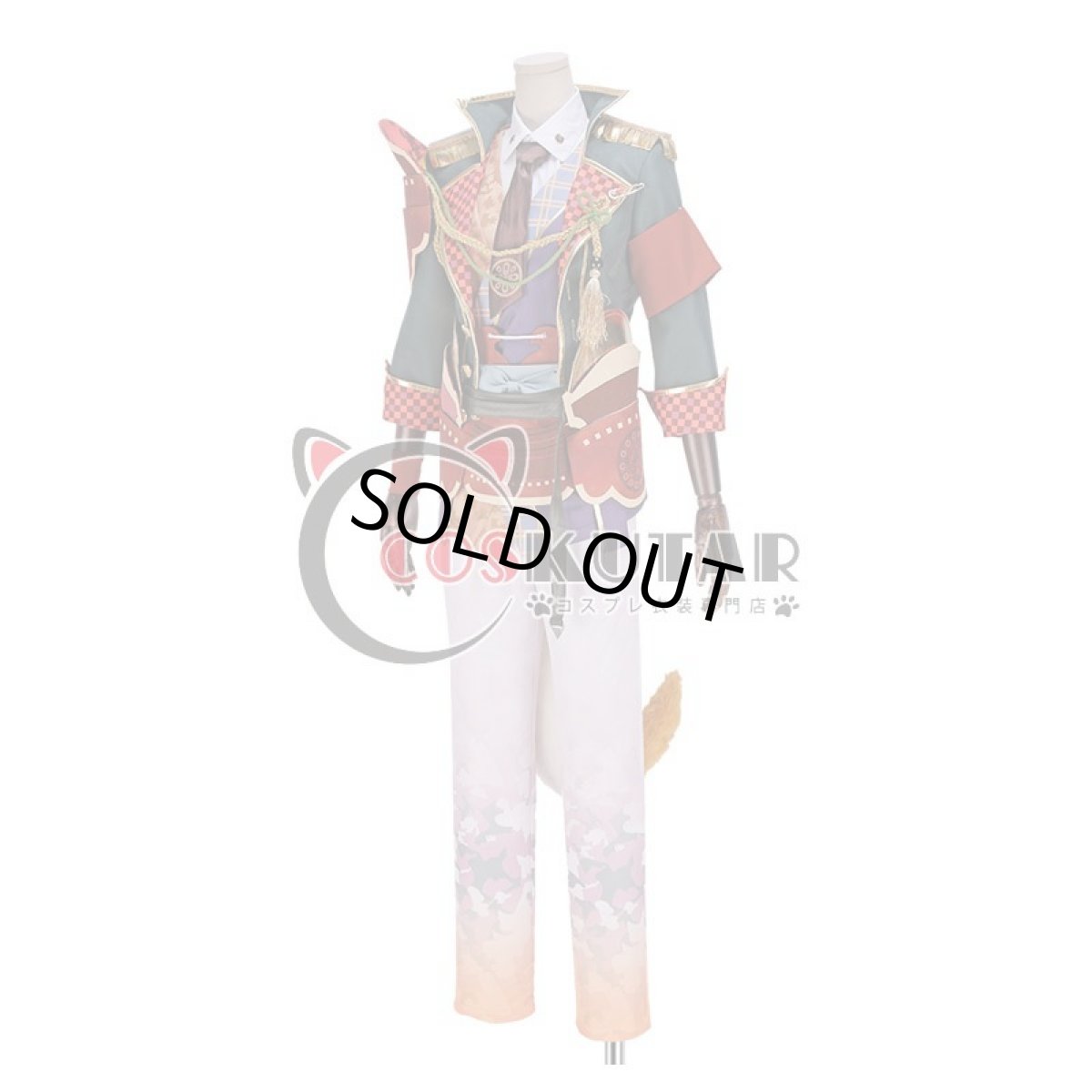 画像3: 戦刻ナイトブラッド 真田軍 真田幸村 コスプレ衣装 腰鎧と肩鎧なし (3)