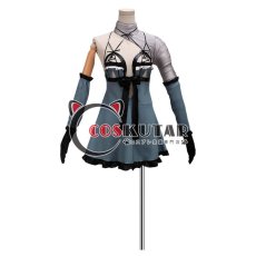 画像1: NieR Automata ニーアオートマタ DLC 露出の多い女性の服 2B(ヨルハ二号B型) コスプレ衣装 (1)