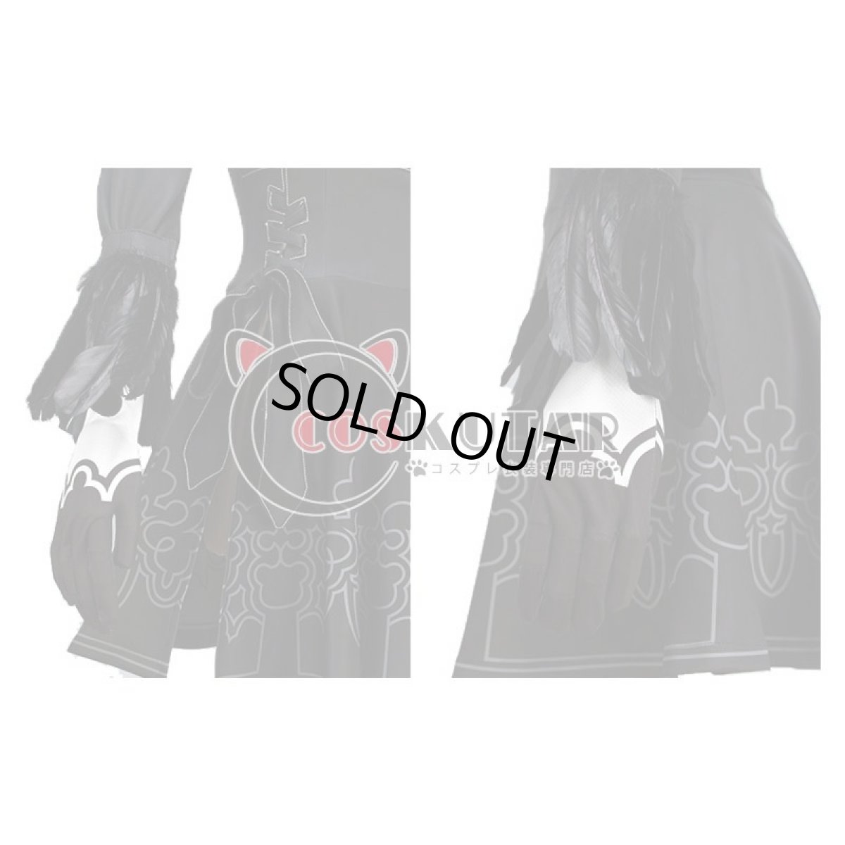 画像6: NieR Automata ニーア オートマタ 2B(ヨルハ二号B型) コスプレ衣装 修正版 (6)