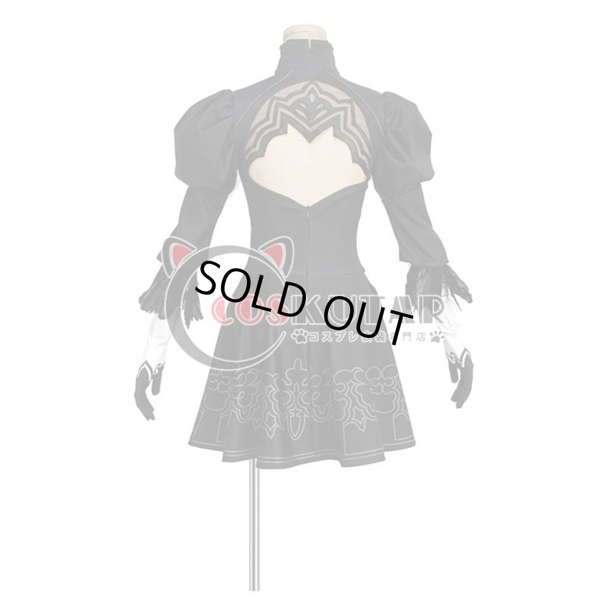 画像4: NieR Automata ニーア オートマタ 2B(ヨルハ二号B型) コスプレ衣装 修正版 (4)