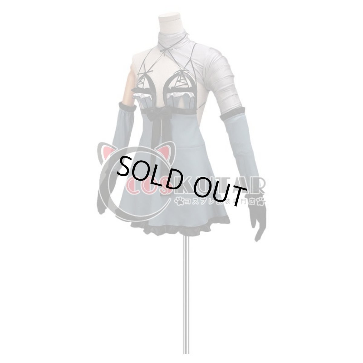 画像3: NieR Automata ニーアオートマタ DLC 露出の多い女性の服 2B(ヨルハ二号B型) コスプレ衣装 (3)