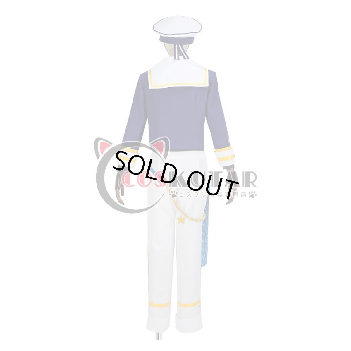 画像4: あんさんぶるスターズ! 航海!早春のクルージングライブ 仙石忍 コスプレ衣装 (4)
