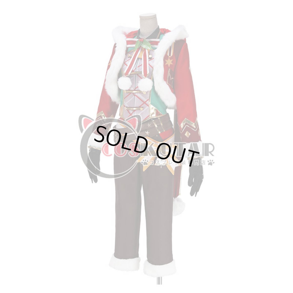 画像3: あんさんぶるスターズ！ スカウト！ウィンターサンタ 真白友也 コスプレ衣装 (3)