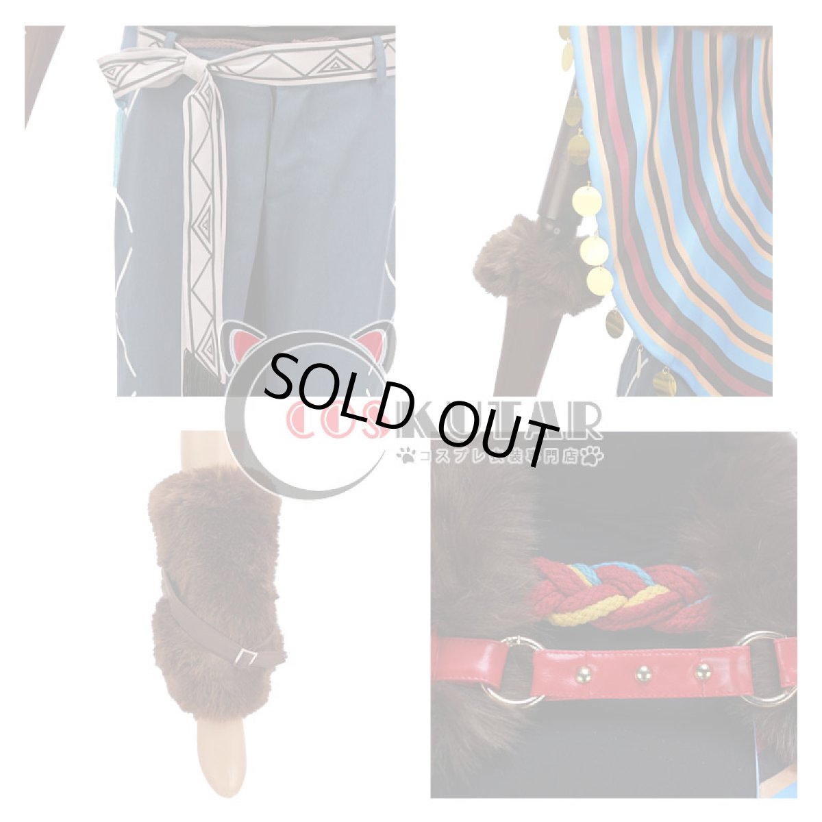 画像6: あんさんぶるスターズ！ スカウト！狼と赤ずきん 鬼龍?郎 コスブレ衣装 (6)