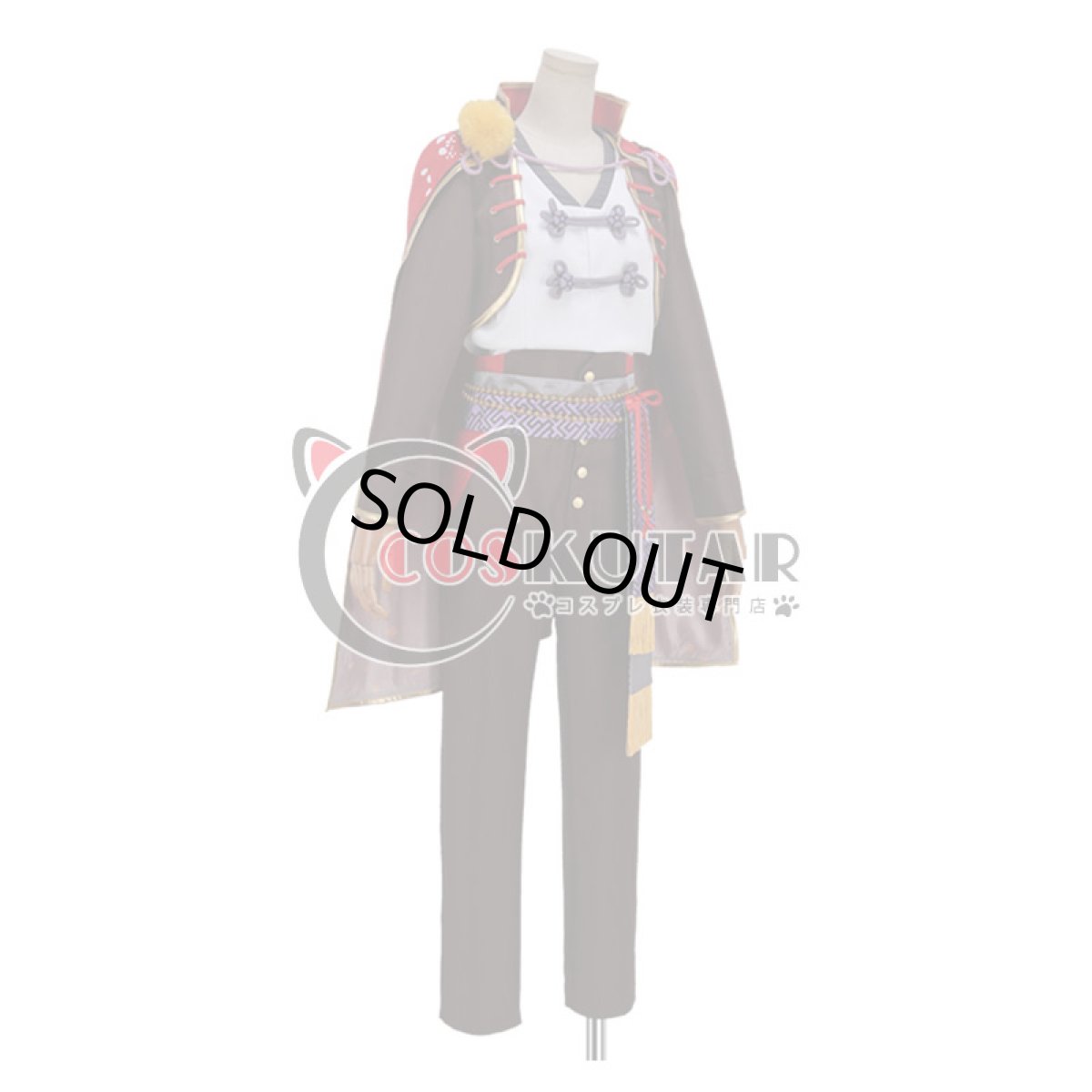 画像2: あんさんぶるスターズ！ デコレート深紅のショコラフェス 鬼龍紅郎 コスプレ衣装 (2)