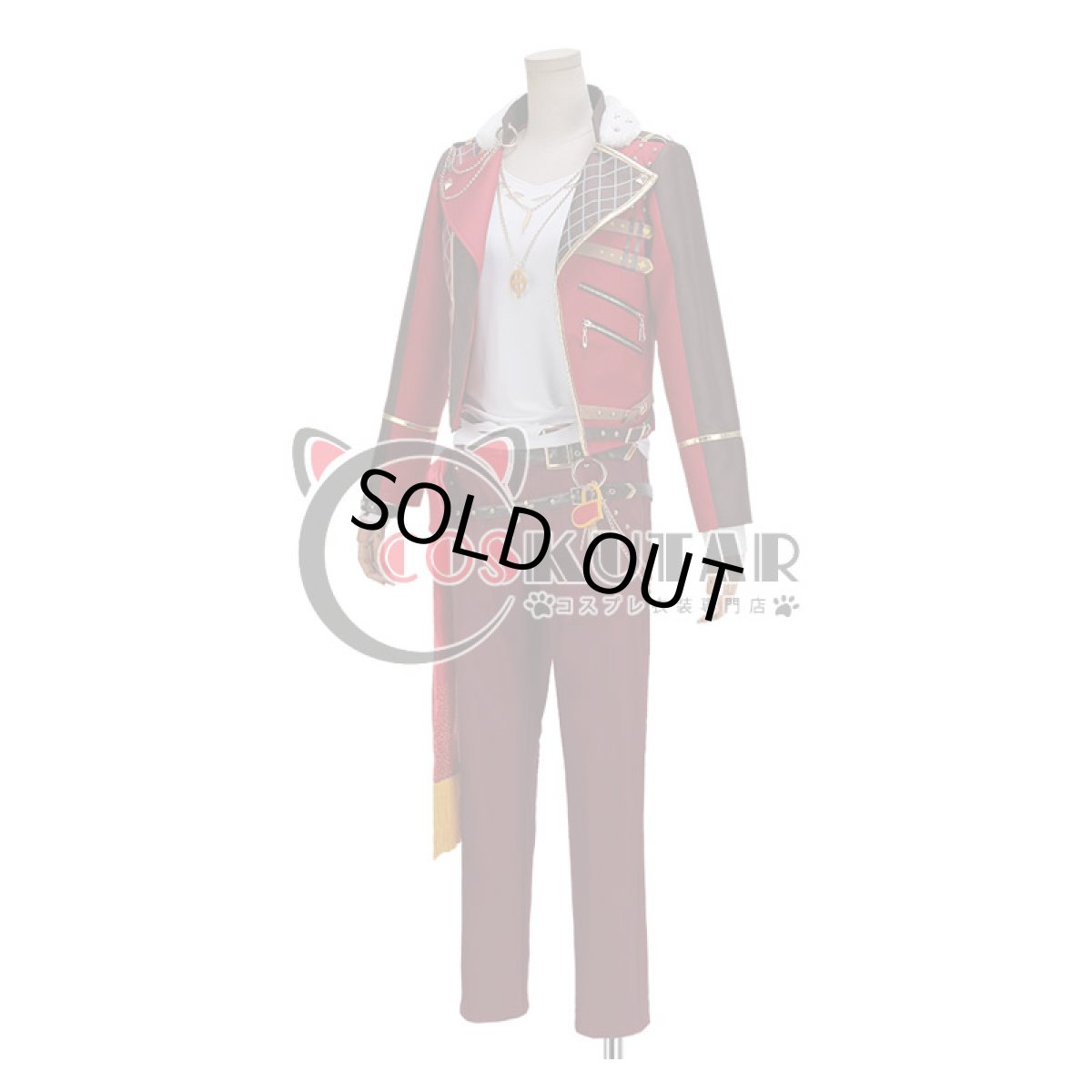 画像3: あんさんぶるスターズ! デコレート 深紅のショコラフェス 乙狩アドニス コスプレ衣装 (3)