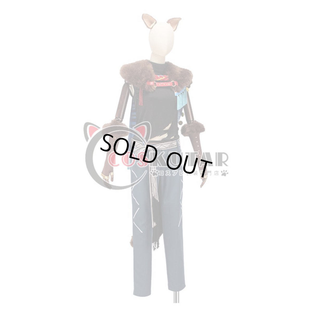 画像2: あんさんぶるスターズ！ スカウト！狼と赤ずきん 鬼龍?郎 コスブレ衣装 (2)