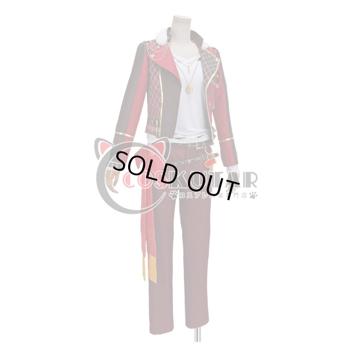 画像2: あんさんぶるスターズ! デコレート 深紅のショコラフェス 乙狩アドニス コスプレ衣装 (2)