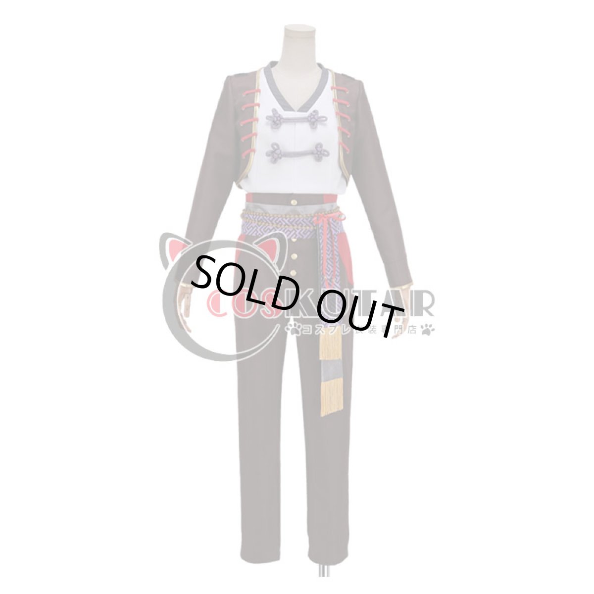 画像5: あんさんぶるスターズ！ デコレート深紅のショコラフェス 鬼龍紅郎 コスプレ衣装 (5)