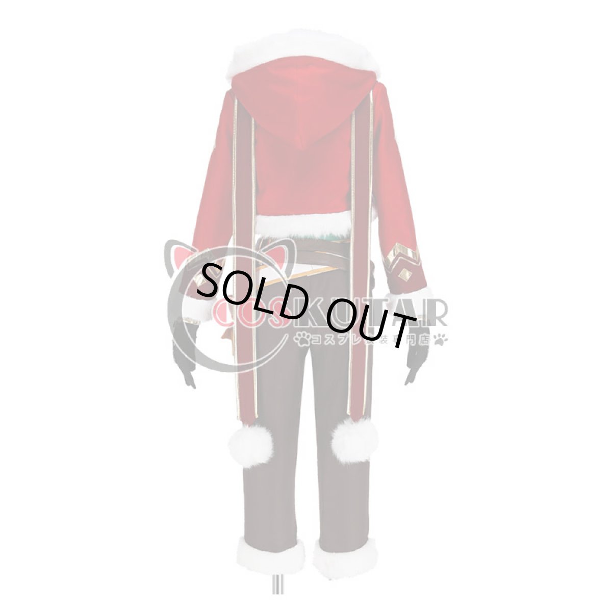 画像4: あんさんぶるスターズ！ スカウト！ウィンターサンタ 真白友也 コスプレ衣装 (4)