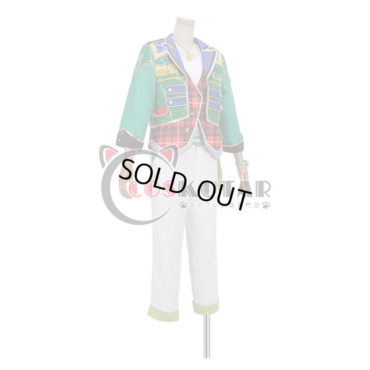 画像2: あんさんぶるスターズ! 奇跡☆決勝戦のウィンターライブ 遊木真 コスプレ衣装 (2)
