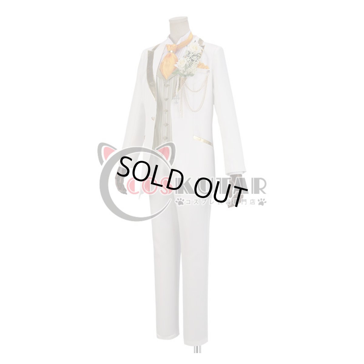 画像2: あんさんぶるスターズ! スカウト!ブライダル 羽風薫 コスプレ衣装 (2)