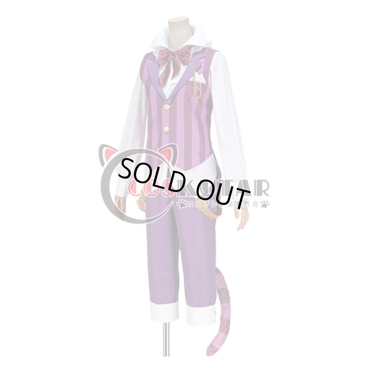 画像3: あんさんぶるスターズ! スカウト!ティーパーティー チェシャ猫 朔間凛月 コスプレ衣装 (3)