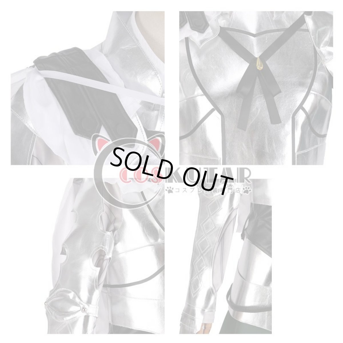 画像9: Fate/Grand Order FGO ベディヴィエール コスプレ衣装 霊基再臨 第2段階 (9)