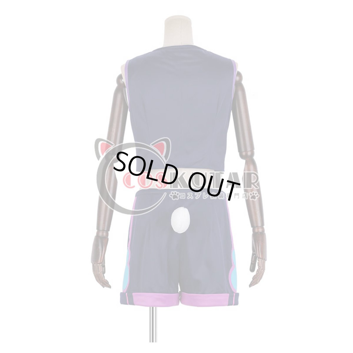 画像6: あんさんぶるスターズ! アミューズメント☆ネコとウサギのライブパーティ 真白友也 コスプレ衣装 (6)