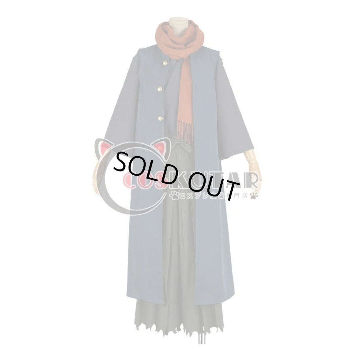 画像5: Fate/Grand Order FGO ぐだぐだ帝都聖杯奇譚 岡田以蔵 コスプレ衣装 霊基再臨 第一段階 (5)