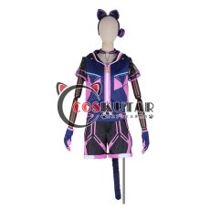 画像1: あんさんぶるスターズ アミューズメント☆ネコとウサギのライブパーティ 葵ひなた コスプレ衣装 (1)