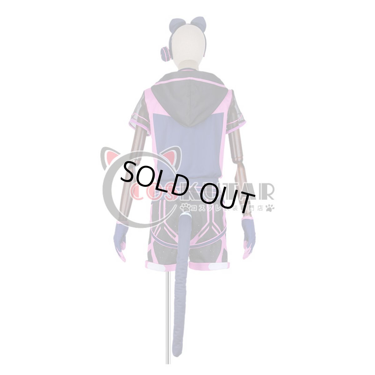 画像4: あんさんぶるスターズ アミューズメント☆ネコとウサギのライブパーティ 葵ひなた コスプレ衣装 (4)