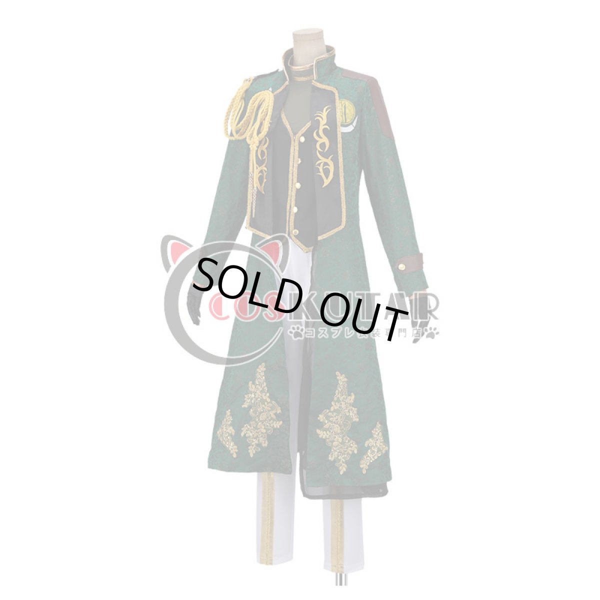 画像6: 刀剣乱舞 ミュージカル2部ライブ衣装 三百年の子守唄 石切丸 コート コスプレ衣装 (6)