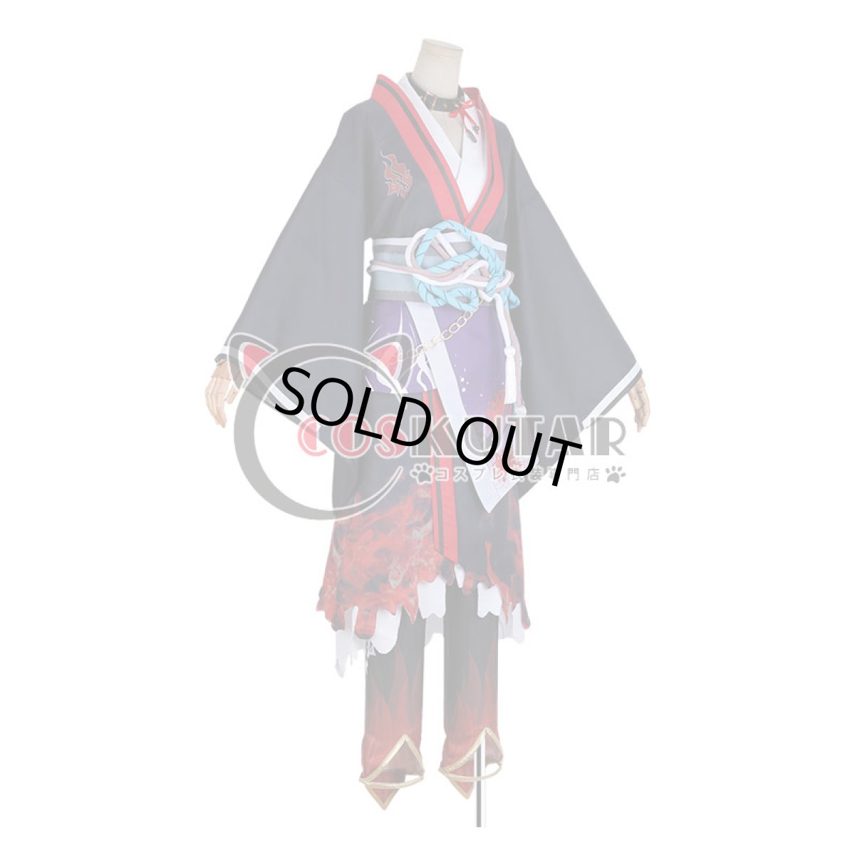 画像2: あんさんぶるスターズ！ スカウト！鬼火 大神晃牙 コスプレ衣装 (2)