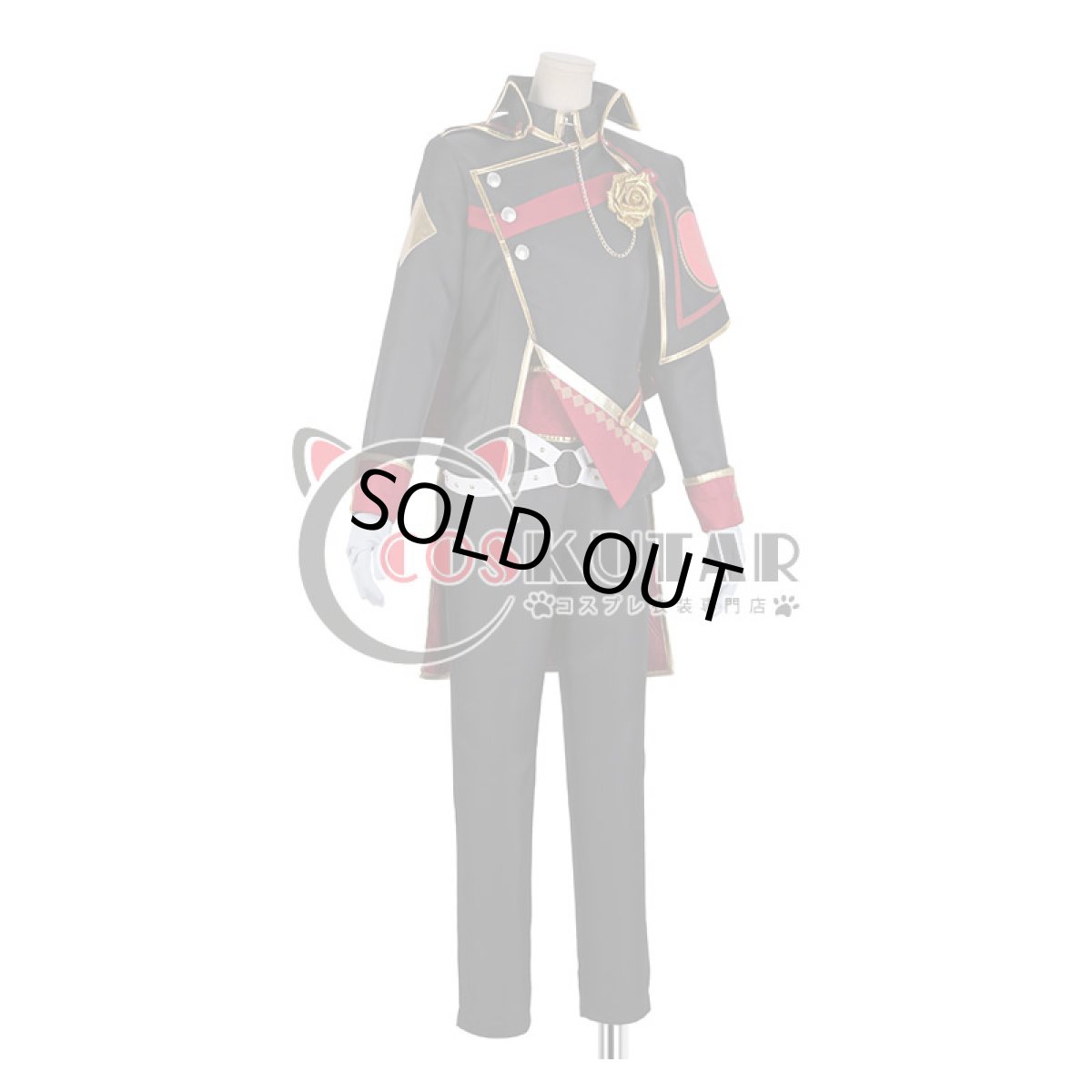 画像2: あんさんぶるスターズ！ 招待★ブラックブラッドバンケット 乙狩アドニス  コスプレ衣装 (2)