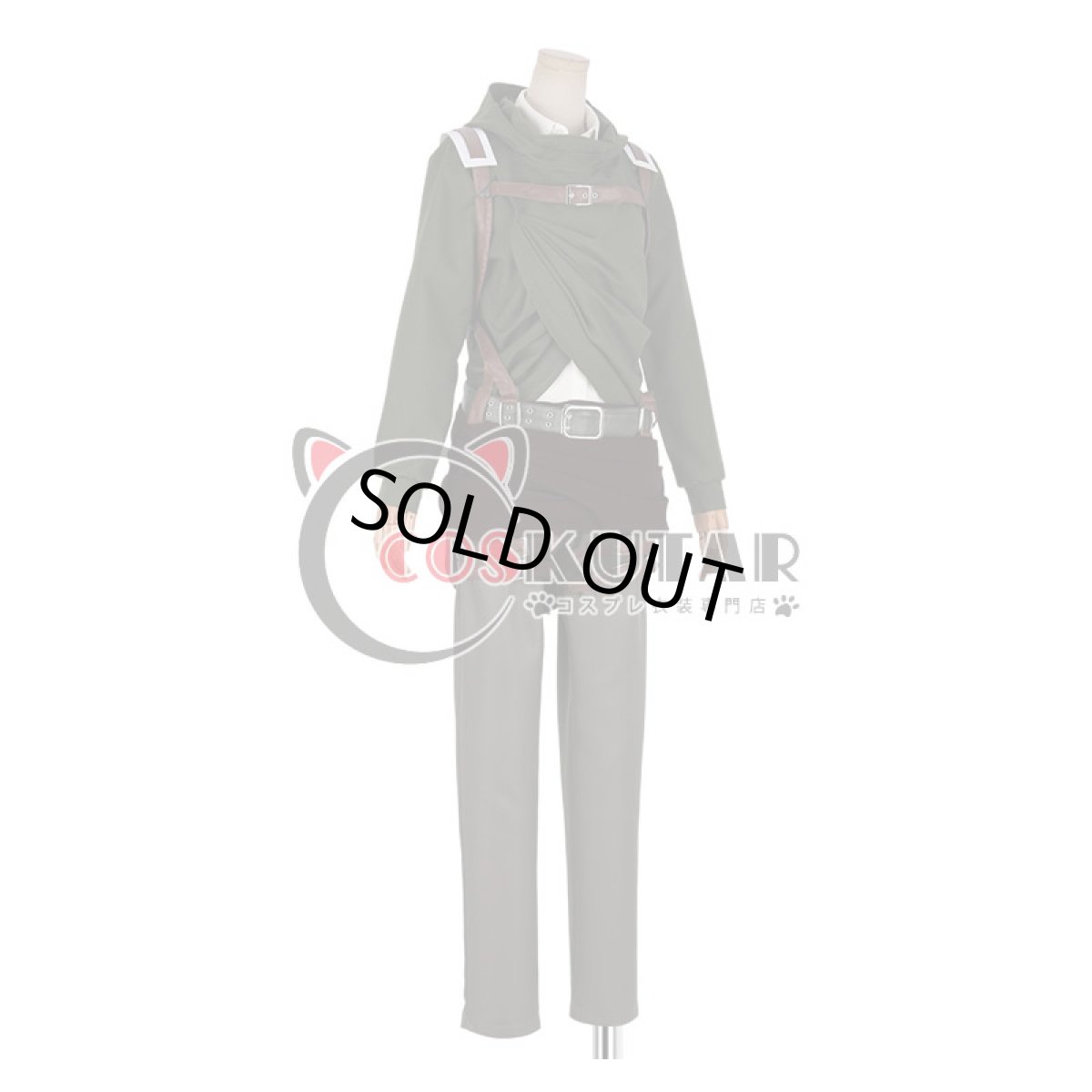 画像2: 進撃の巨人 Season 3 リヴァイ コスプレ衣装 (2)