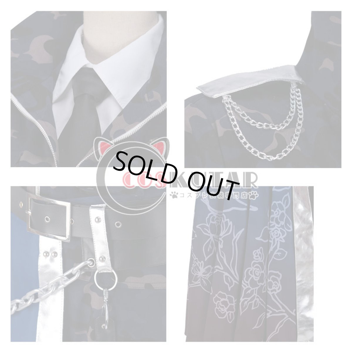 画像8: 千銃士 現代銃 ホクサイ コスプレ衣装 (8)