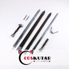 画像5: ウィッチャー3 ワイルドハント ゲラルト Geralt 武器 剣 双剣 コスプレ道具 (5)