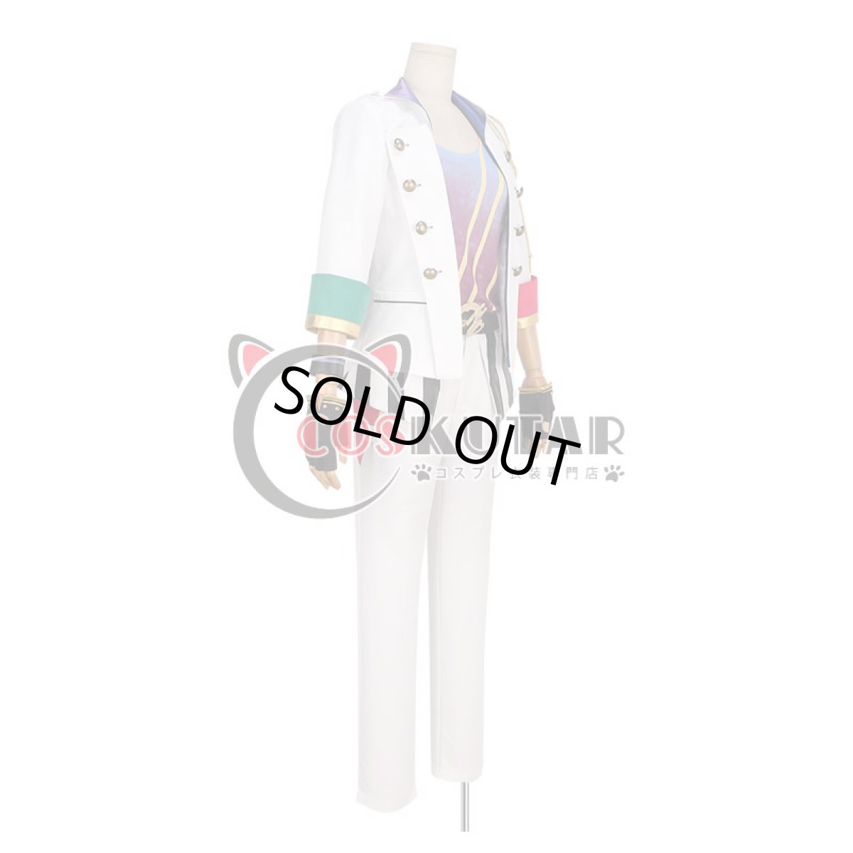 画像2: ツキウタ。 ONE CHANCE 文月海 ステージ衣装 コスプレ衣装 (2)