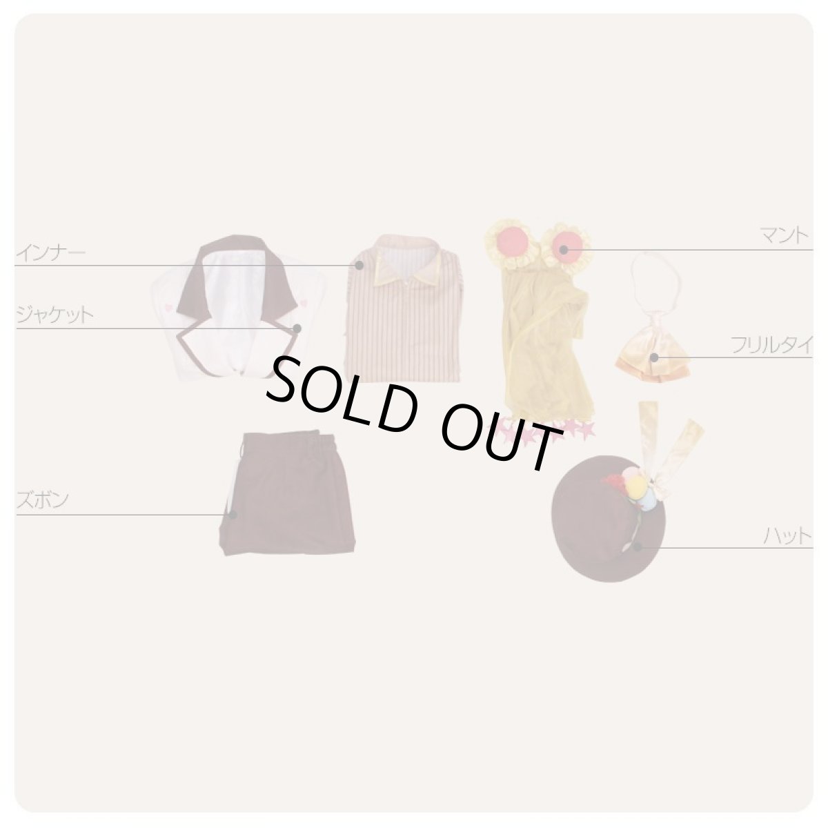 画像11: IDOLiSH7 アイドリッシュセブン お菓子スペック 六弥ナギ コスプレ衣装 (11)