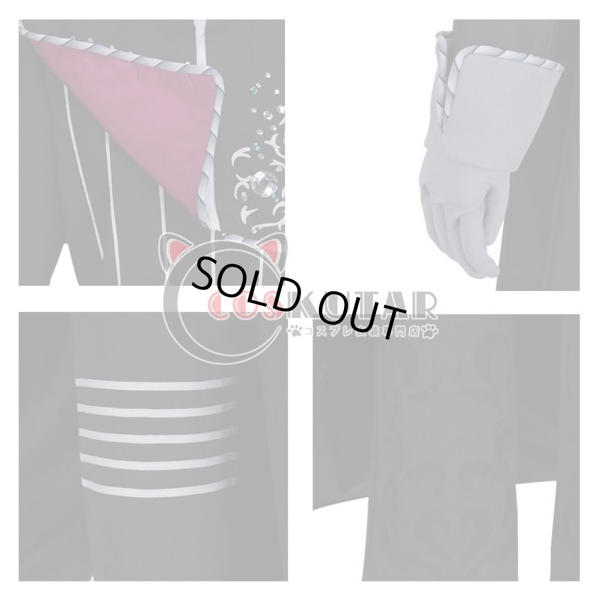 画像8: IDOLiSH7 アイドリッシュセブン アニナナ TRIGGER Heavenly Visitor 八乙女楽 コスプレ衣装 (8)