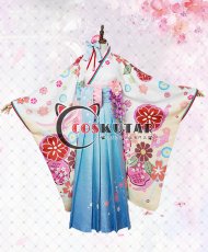 画像1: Fate/Grand Order FGO マシュ・キリエライト コスプレ衣装 正月礼装 概念礼装 いろはにほへと 和服 (1)