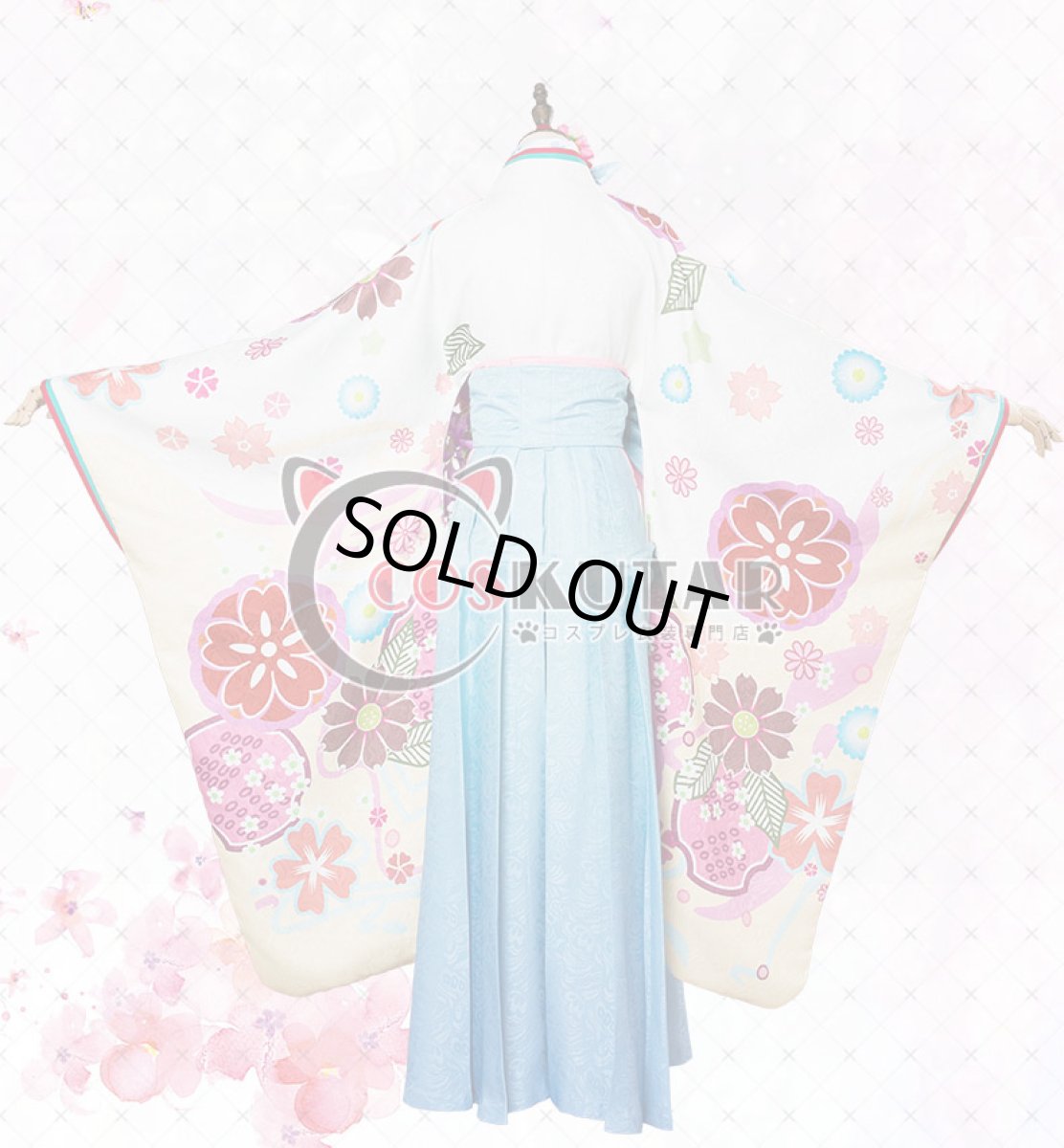 画像3: Fate/Grand Order FGO マシュ・キリエライト コスプレ衣装 正月礼装 概念礼装 いろはにほへと 和服 (3)