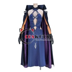 画像1: Fate/Grand Order FGO アルトリア・ペンドラゴン オルタ 霊基再臨 3段階 水着 黒王 コスプレ衣装 (1)