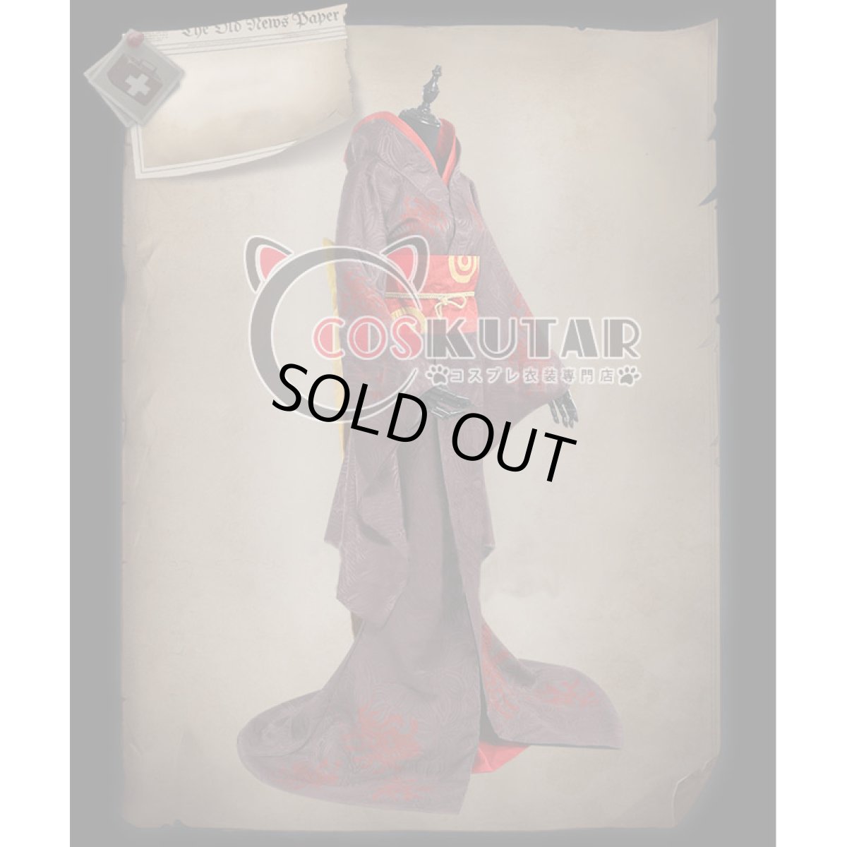 画像5: 第五人格 identityV 芸者(紅蝶) 美智子 コスプレ衣装 (5)