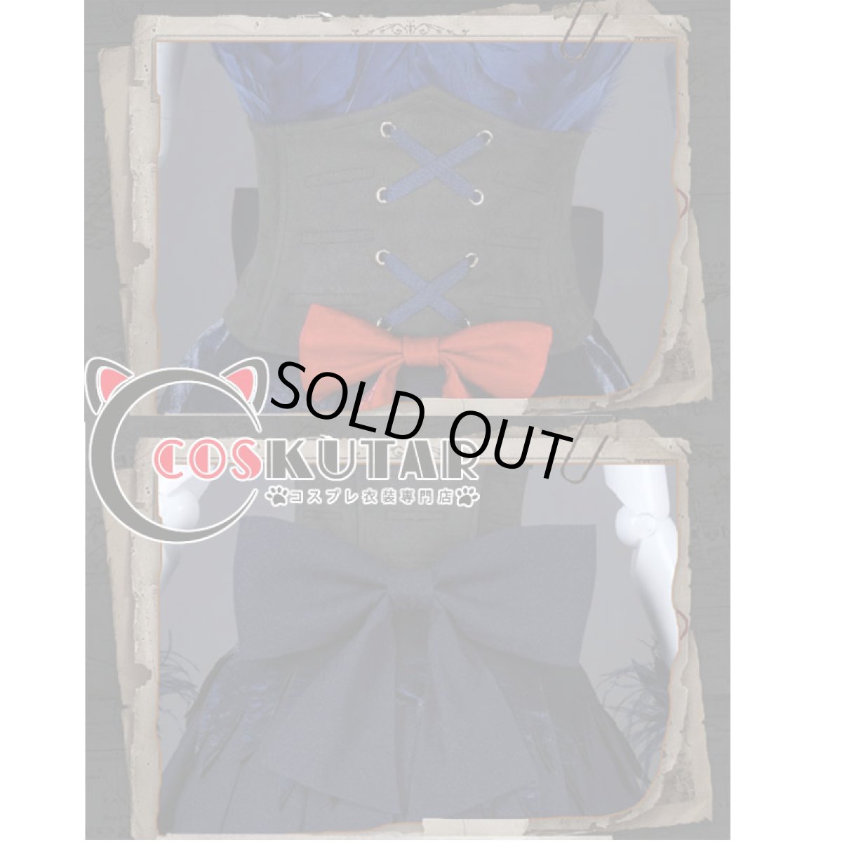 画像5: 第五人格 identityV マーサ・べハムフィール 空軍 ブラックスワン コスプレ衣装 (5)