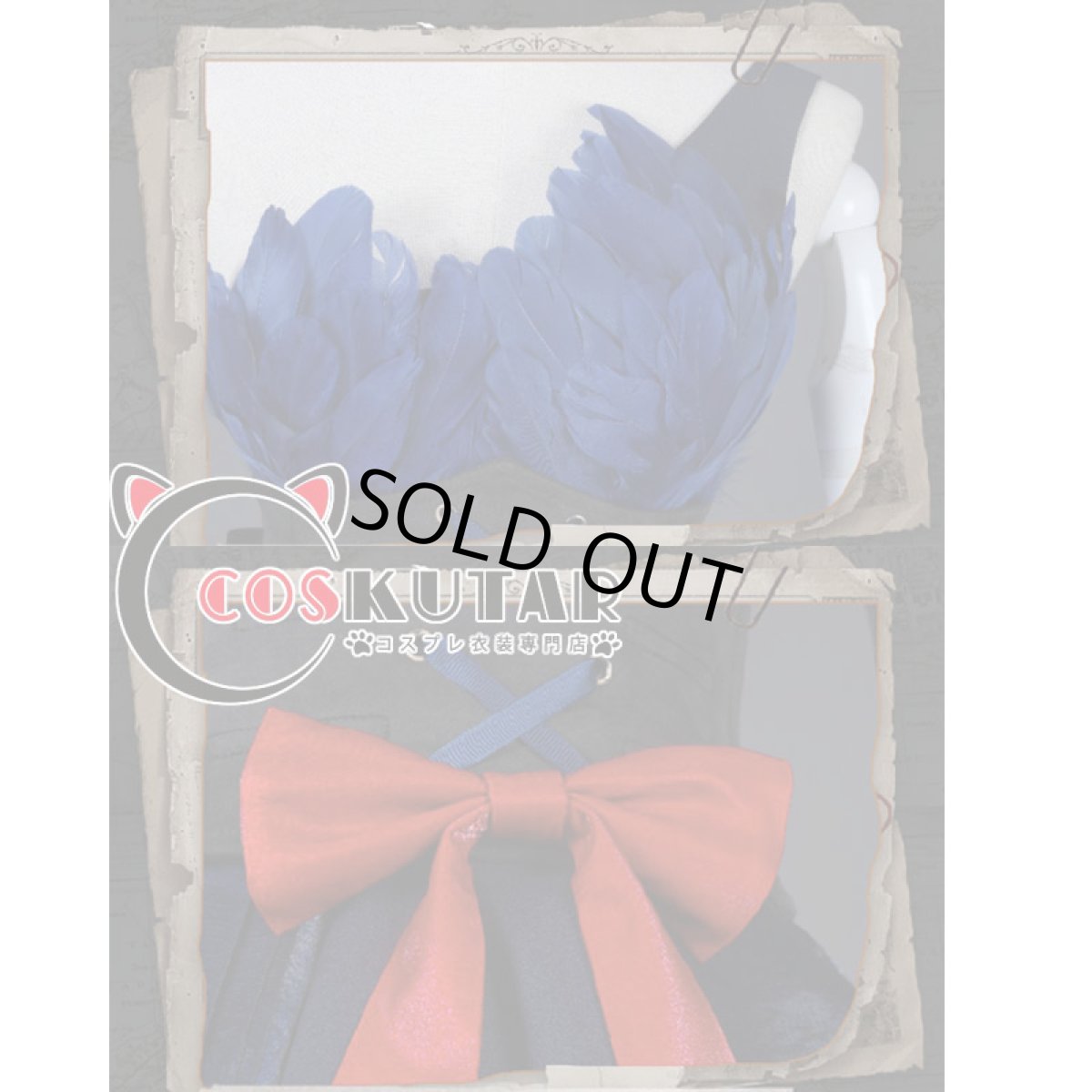 画像6: 第五人格 identityV マーサ・べハムフィール 空軍 ブラックスワン コスプレ衣装 (6)