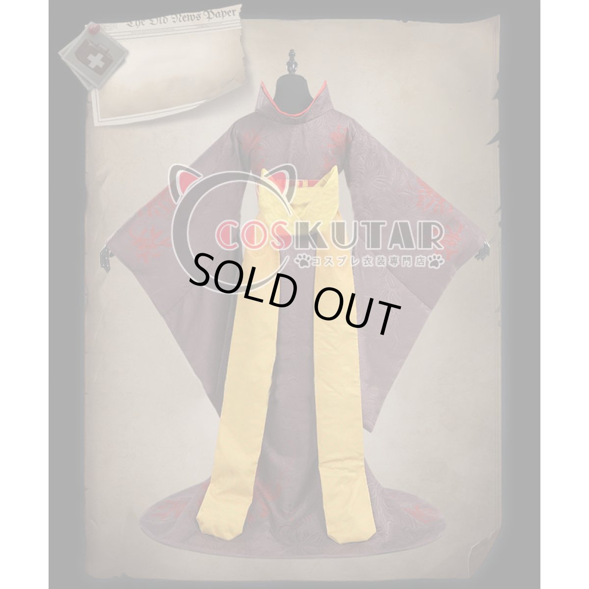 画像6: 第五人格 identityV 芸者(紅蝶) 美智子 コスプレ衣装 (6)