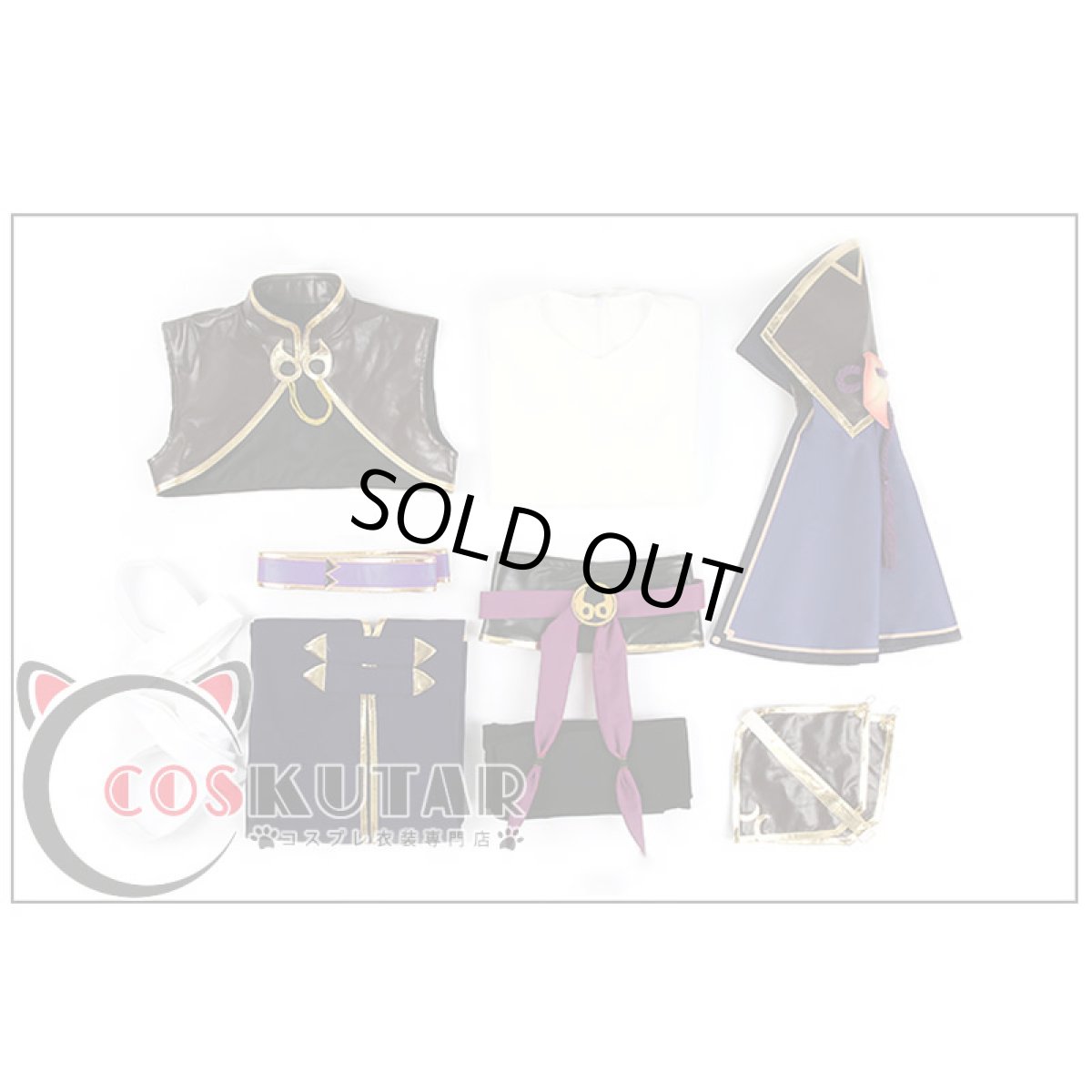 画像9: Fate/Grand Order FGO 蘭陵王 コスプレ衣装 霊基再臨 第二段階 (9)