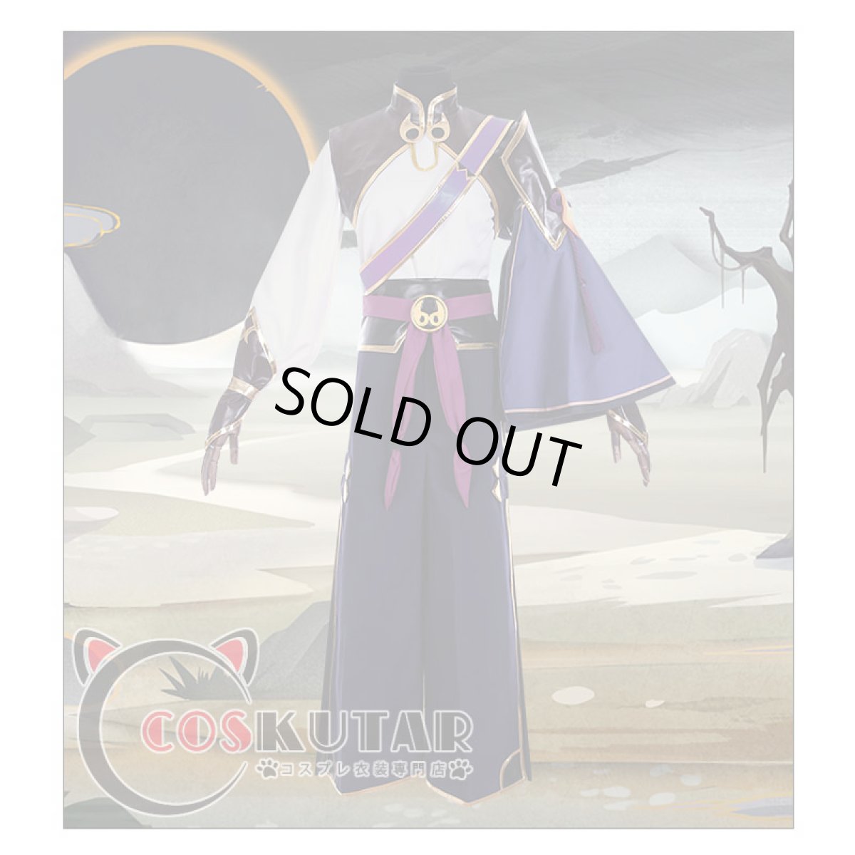 画像2: Fate/Grand Order FGO 蘭陵王 コスプレ衣装 霊基再臨 第二段階 (2)