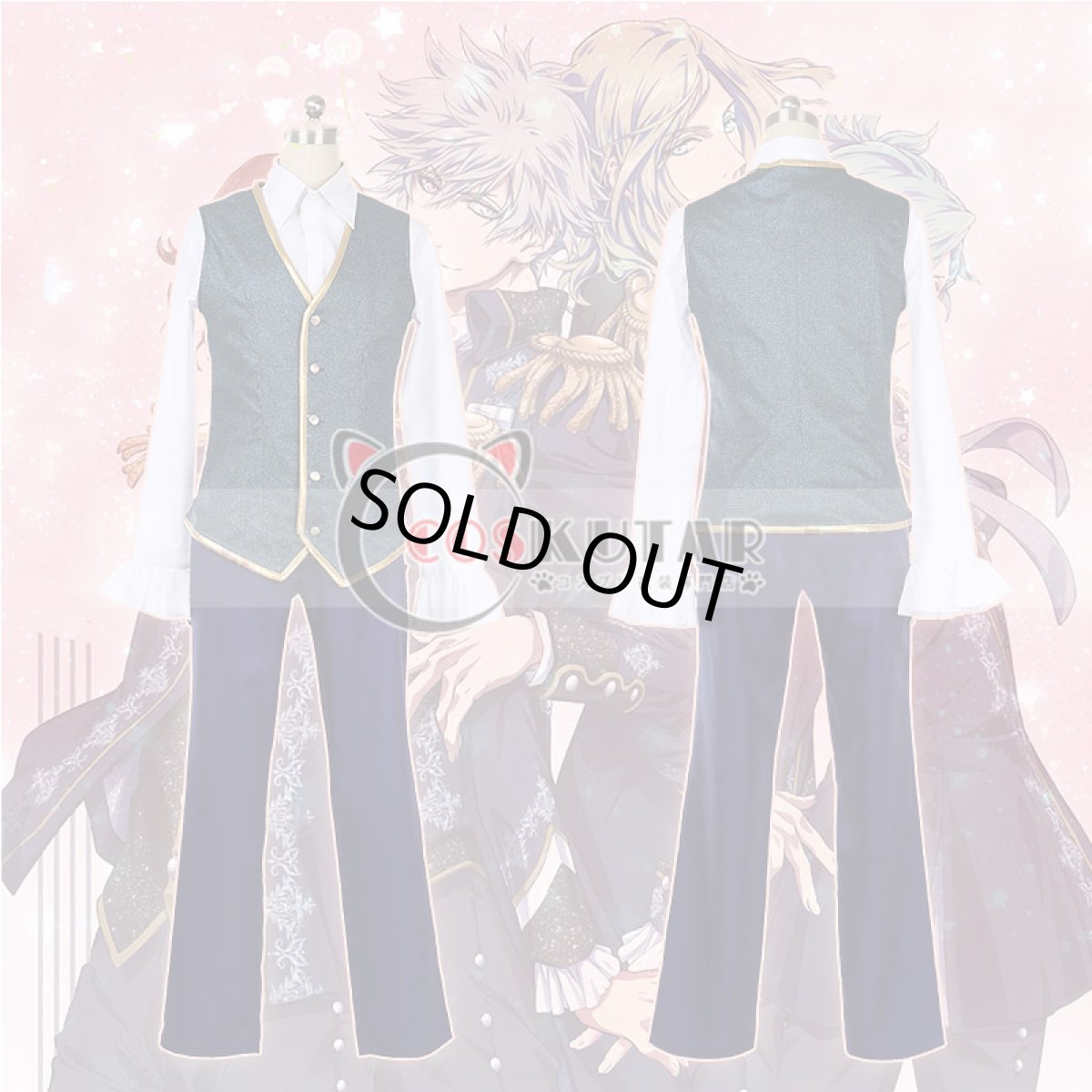 画像3: うたの☆プリンスさまっ♪ マジLOVEキングダム FLY TO THE FUTURE 寿嶺二 コスプレ衣装 (3)